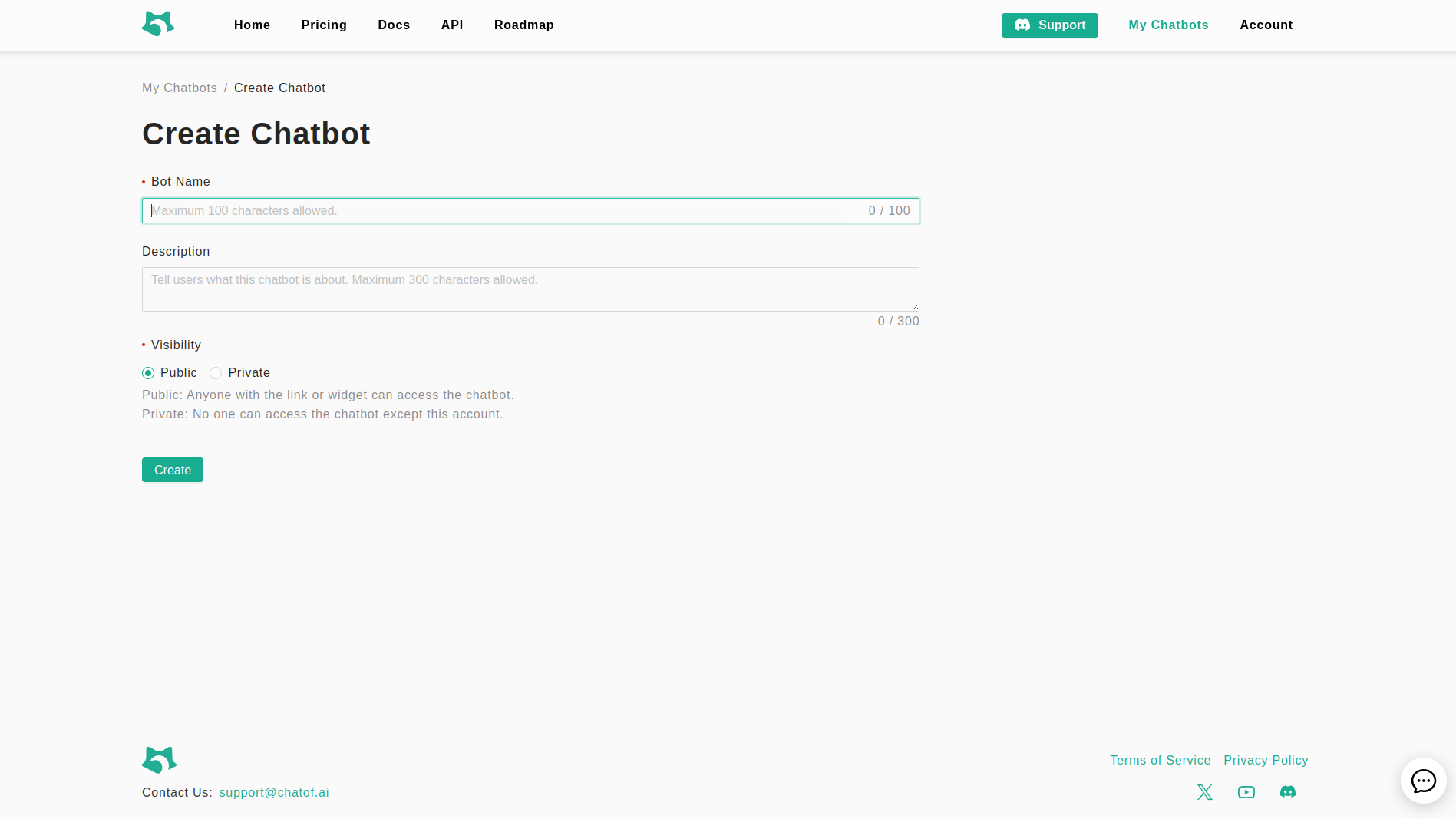 Create Chatbot